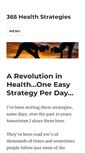 Mobile Screenshot of 365healthstrategies.com