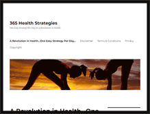 Tablet Screenshot of 365healthstrategies.com
